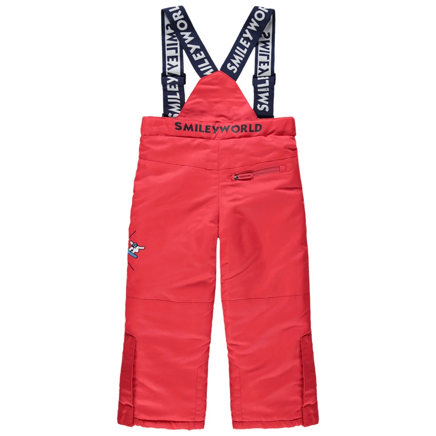 Pantalon De Ski Imperméable à Bretelles Avec Broderies SmileyWorld 2 Pantalon De Ski Imperméable à Bretelles Avec Broderies SmileyWorld – Image 2