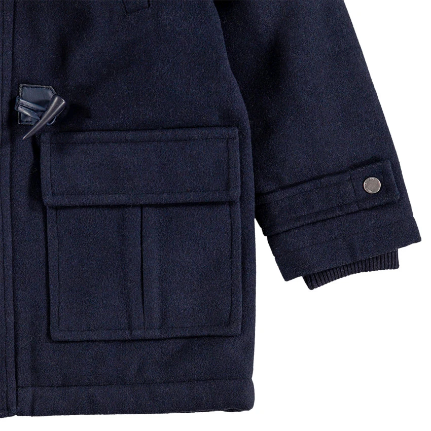 Manteau En Drap De Laine Pour Enfant Garçon 5 Manteau En Drap De Laine Pour Enfant Garçon – Image 5