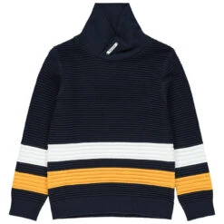 Pull En Tricot Ottoman Avec Col Croisé