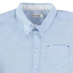 Chemise Manches Courtes Bleue à Poche -Orchestra HGAL2B BLC 3 X