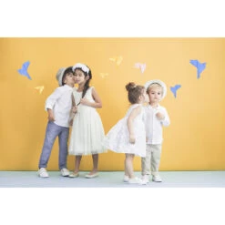 Chemise Manches Longues En Coton à Poche Passepoilée -Orchestra HGAL47 BLA 16 X