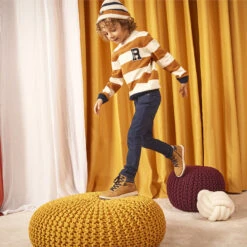 Pantalon Coupe Slim 5 Poches Pour Enfant Garçon