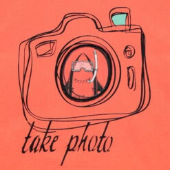 T-shirt Manches Courtes En Coton Print Appareil Photo Plastifié -Orchestra HGALA1 ROM 3 X