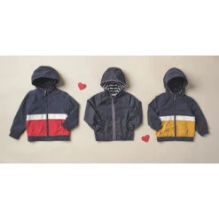 Coupe-vent Bleu Marine Doublé Jersey à Rayures -Orchestra HGALAH BLF 10 X