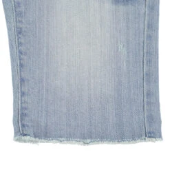 Bermuda En Jean Bleach à Ceinture Ajustable Et Badges -Orchestra HGALC4 BLC 4 X