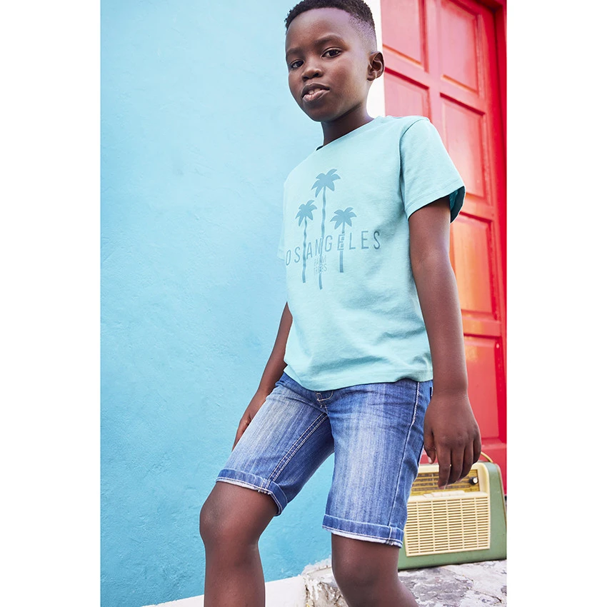 Bermuda En Jean Effet Délavé Pour Garçon 6 Bermuda En Jean Effet Délavé Pour Garçon – Image 6