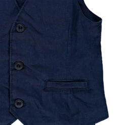 Gilet Serveur De Cérémonie Uni Bleu Marine -Orchestra HGALD5 BLF 3 X