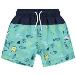 Short De Bain à Motif SmileyWorld Pour Enfant Garçon