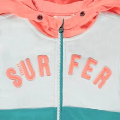 Gilet à Capuche En Molleton Tricolore à Inscription Brodée -Orchestra HGALE1 BLA 3 X