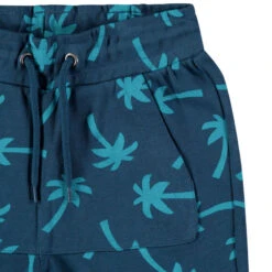 Bermuda Imprimé Palmiers All-over Avec Poche Kangourou -Orchestra HGALE9 BLF 3 X