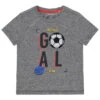 T-shirt Manches Courtes à Message Et Ballon De Foot En Sequins