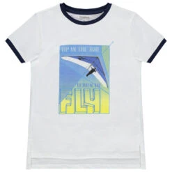 T-shirt Manches Courtes Print Deltaplane