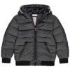 Doudoune Matelassée Chinée Doublée Micropolaire Pour Enfant Garçon