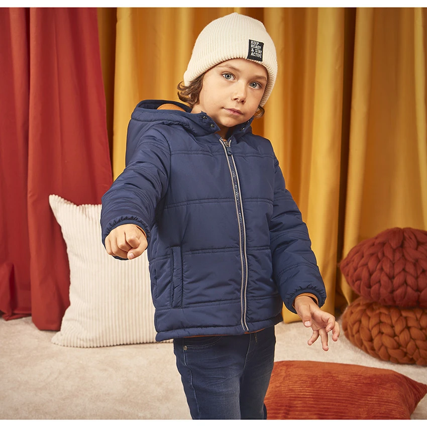 Doudoune Matelassée Et Doublée Micropolaire Pour Garçon 5 Doudoune Matelassée Et Doublée Micropolaire Pour Garçon – Image 5