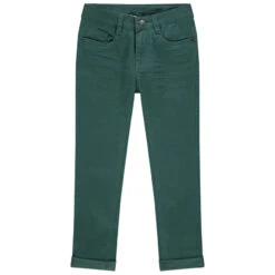 Pantalon En Twill Slim Pour Enfant Garçon