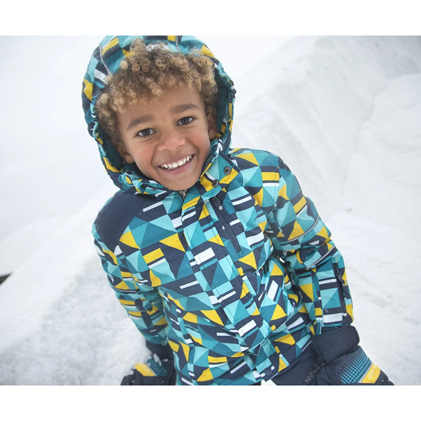 Blouson De Ski Imperméable à Imprimé Géométrique All-over 6 Blouson De Ski Imperméable à Imprimé Géométrique All-over – Image 6