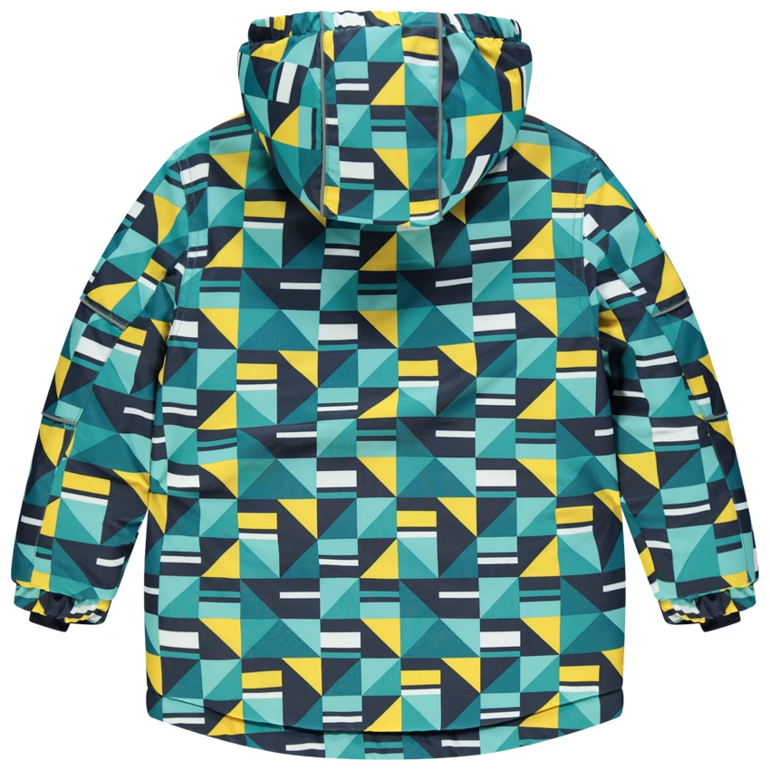 Blouson De Ski Imperméable à Imprimé Géométrique All-over 2 Blouson De Ski Imperméable à Imprimé Géométrique All-over – Image 2