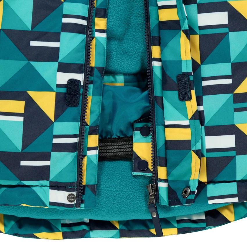 Blouson De Ski Imperméable à Imprimé Géométrique All-over 3 Blouson De Ski Imperméable à Imprimé Géométrique All-over – Image 3