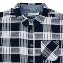 Chemise Manches Longues à Carreaux Et Détails Chambray -Orchestra HGALLY BLM 3 X