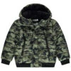 Doudoune Motif Camouflage Doublée Sherpa Pour Enfant Garçon