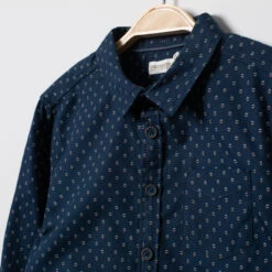 Chemise Manches Longues à Motif All-over Et Poche -Orchestra HGALOF BLF 3 X