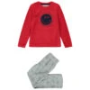 Pyjama En Velours Bicolore Print SmileyWorld Pour Enfant Garçon