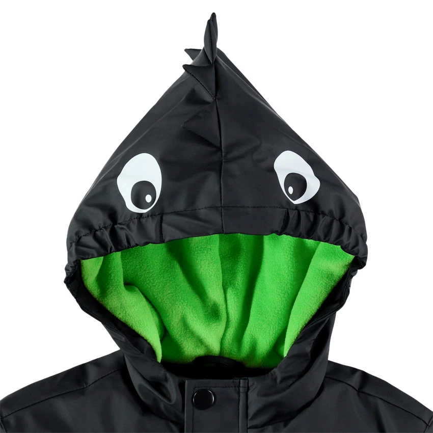 Parka 3 En 1 Motif Dinosaure Doublée Micropolaire 4 Parka 3 En 1 Motif Dinosaure Doublée Micropolaire – Image 4