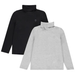 Lot De 2 Sous-pulls Col Roulé Pour Enfant Garçon
