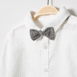 Chemise Manches Longues à Rayures Et Noeud Papillon à Chevrons -Orchestra HGALRW ECR 3 X