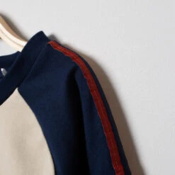 T-shirt Manches Longues à Bandes Et Motif Esprit Vintage -Orchestra HGALRZ BGC 4 X