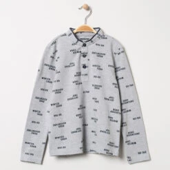 Polo Manches Longues Col Mao