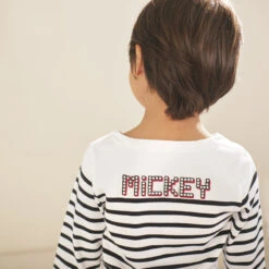 Marinière En Jersey Broderie Mickey Disney -Orchestra HGALT3 ECR 11 X