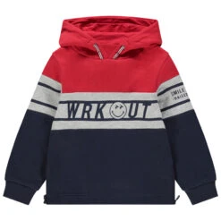 Sweat à Capuche En Molleton à Motif Et Textes SmileyWorld Pour Garçon