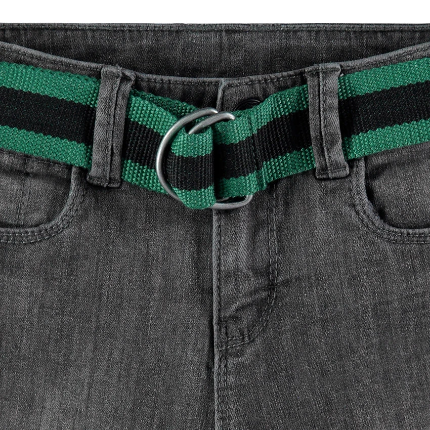 Jean Gris Effet Used Et Crinkle Avec Ceinture Amovible Esprit Militaire 4 Jean Gris Effet Used Et Crinkle Avec Ceinture Amovible Esprit Militaire – Image 4