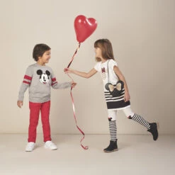 Pull En Tricot Motif Mickey Disney Et Bandes Placées -Orchestra HGALTZ RGM 11 X