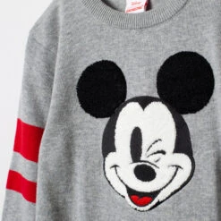 Pull En Tricot Motif Mickey Disney Et Bandes Placées -Orchestra HGALTZ RGM 3 X