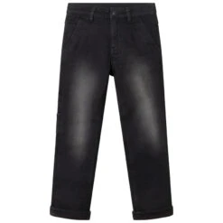 Jeans Effet Used Doublé Micropolaire