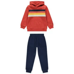 Jogging En Molleton Bicolore Texturé Pour Enfant Garçon