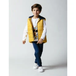 T-shirt Manches Longues En Coton Print Girafe à Lunettes -Orchestra HGALVV BLA 12 X