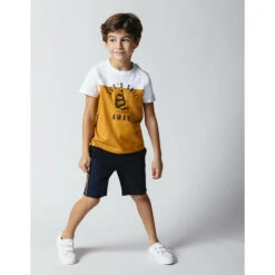 Ensemble Avec T-shirt Print Bateau Et Bermuda -Orchestra HGALYB BLA 10 X