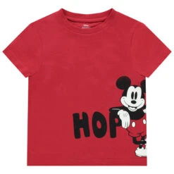 T-shirt Manches Courtes Print Mickey Disney