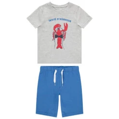 Pyjama En Jersey Print Homard Et Message