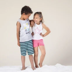 Ensemble Avec Débardeur Esprit été Et Bermuda Rayé -Orchestra HGAM4Q GRC 11 X