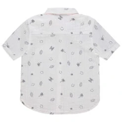 Chemise Manches Courtes En Coton à Imprimé SmileyWorld Pour Enfant Garçon -Orchestra HGAM50 BLA 2 X