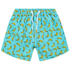 Short De Bain Imprimé Bananes All-over
