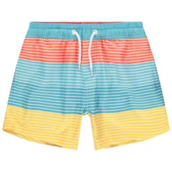 Short De Bain à Rayures All-over