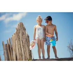 Short De Bain Imprimé Tortues Pour Enfant Garçon -Orchestra HGAM5O BLM 12 X