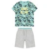 Ensemble à T-shirt Imprimé Et Bermuda Uni Pour Enfant Garçon