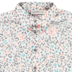 Chemise Manches Courtes Avec Poche Pour Garçon -Orchestra HGAM76 BLA 3 X