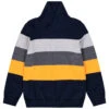 Pull En Tricot à Bandes Contrastées Pour Enfant Garçon